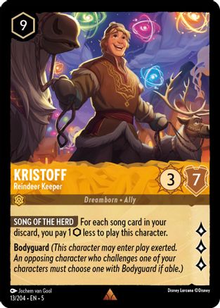 Kristoff - Reindeer Keeper (5-013) (Cold Foil)