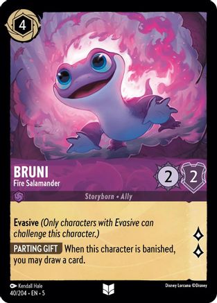 Bruni - Fire Salamander (5-040) (Cold Foil)