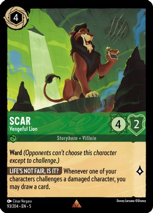 Scar - Vengeful Lion (5-093)