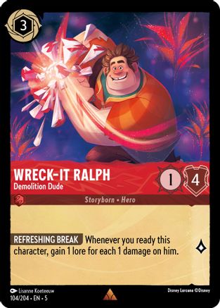 Wreck-It Ralph - Demolition Dude (5-104) (Cold Foil)