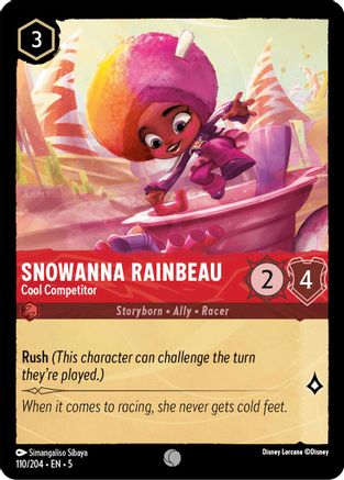 Snowanna Rainbeau - Cool Competitor (5-110)