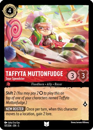 Taffyta Muttonfudge - Sour Speedster (5-117) (Cold Foil)
