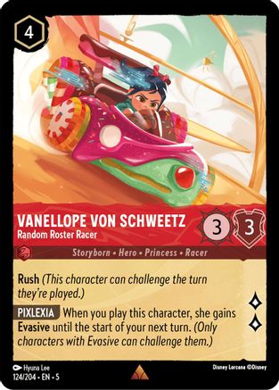 Vanellope von Schweetz - Random Roster Racer (5-124) (Cold Foil)