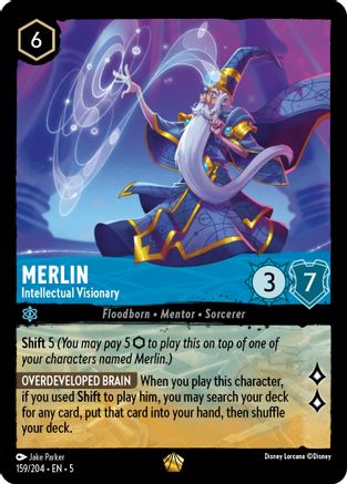 Merlin - Intellectual Visionary (5-159) (Cold Foil)
