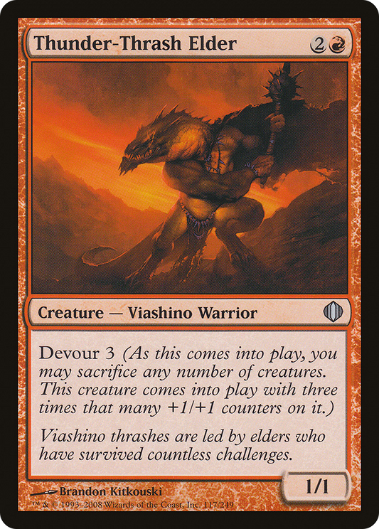 Thunder-Thrash Elder (ALA-117) (Foil)