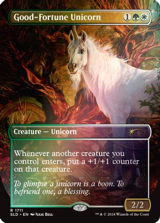 Good-Fortune Unicorn (Rainbow Foil) (SLD-1711)