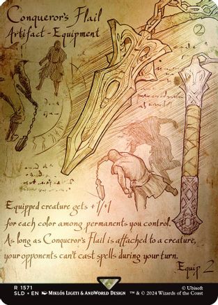 Conqueror's Flail (Rainbow Foil) (SLD-1571)