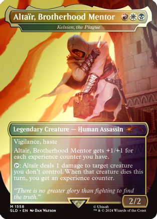 Altair, Brotherhood Mentor - Kelsien, the Plague (Rainbow Foil) (SLD-1558)
