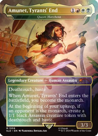 Amunet, Tyrants' End - Queen Marchesa (Rainbow Foil) (SLD-1559)
