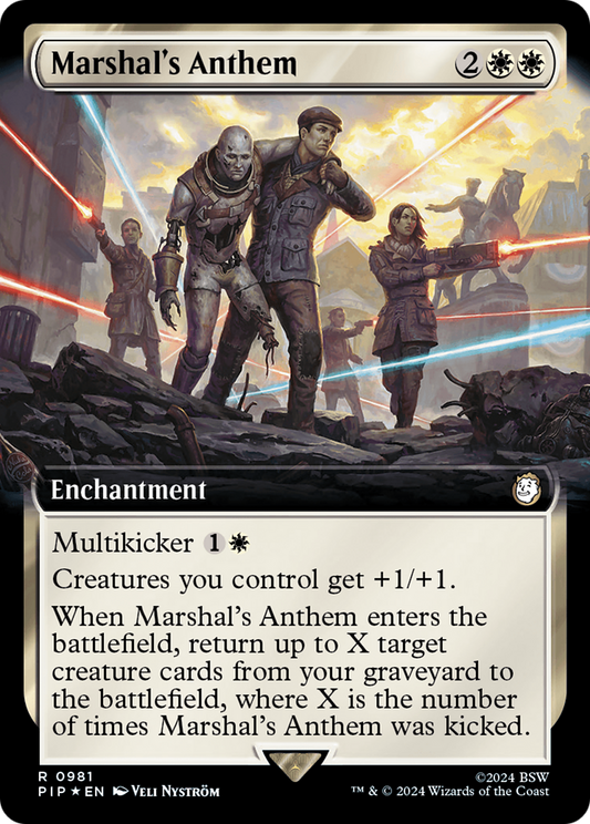 Marshal's Anthem (PIP-981) (Extended Art) (Surge Foil)