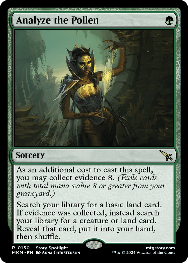 Analyze the Pollen (MKM-150) (Foil)