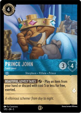 Prince John - Gold Lover (DLPC-001) (Cold Foil)