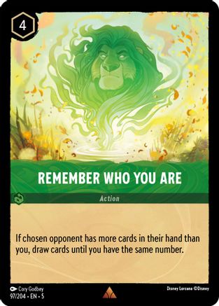 Remember Who You Are (5-097) (Cold Foil)