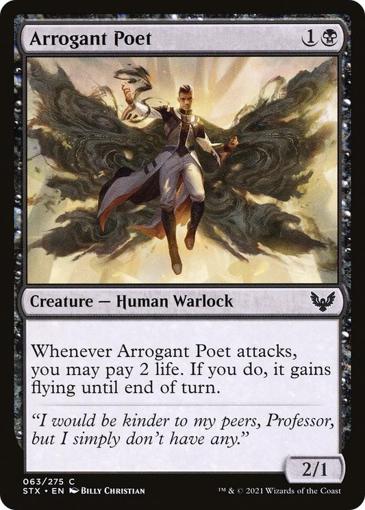 Arrogant Poet (STX-063) (Foil)