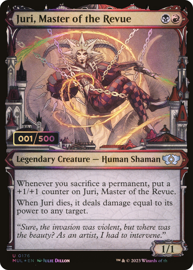 Juri, Master of the Revue (MUL-176Z) (Showcase) (Foil) (Serialized)