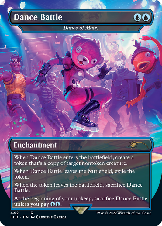 Dance Battle / Dance of Many (SLD-442) (Borderless) (Foil)