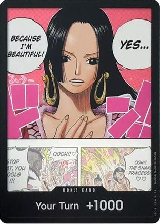 DON!! Card (Boa Hancock) (Double Pack Set Vol. 4) (Foil)