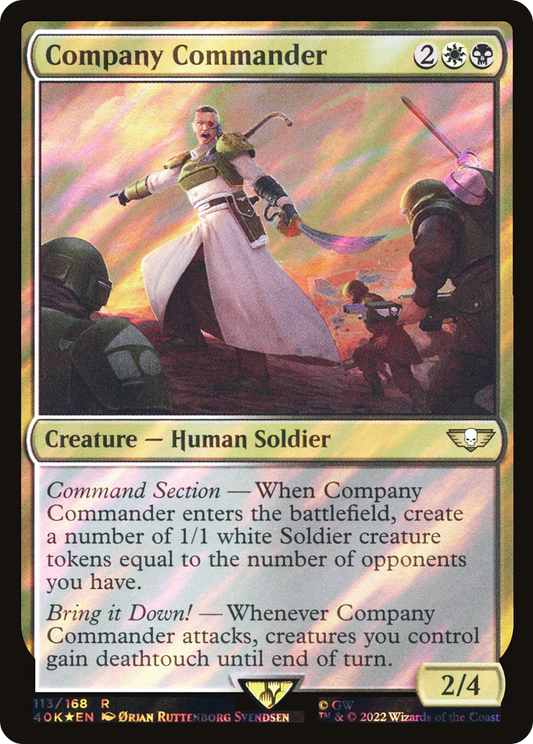 Company Commander (40K-113★) (Surge Foil)