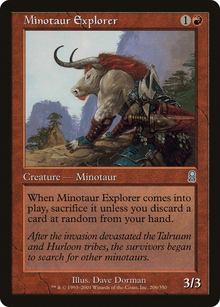 Minotaur Explorer (ODY-206) (Foil)