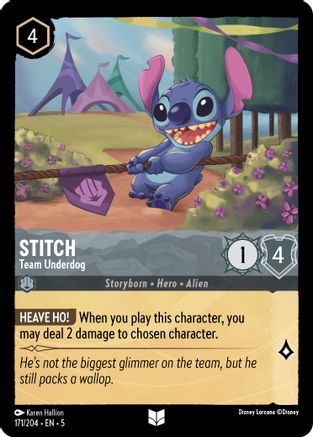 Stitch - Team Underdog (5-171) (Cold Foil)