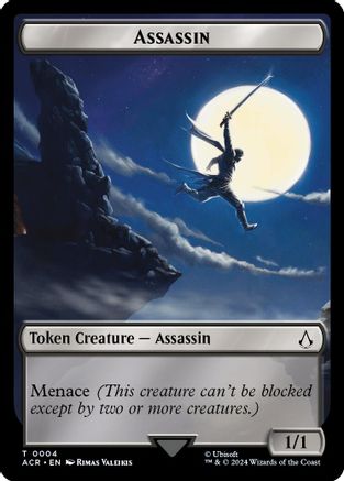 Assassin // Shapeshifter Double-Sided Token (ACR-4 // 2) (Foil)