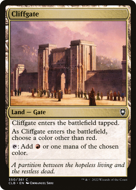 Cliffgate (CLB-350) (Foil)
