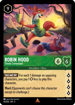 Robin Hood - Timely Contestant (5-069) (Cold Foil)