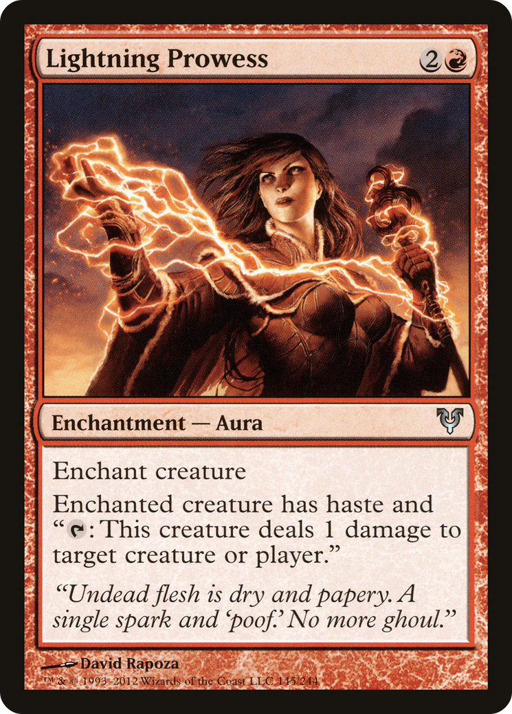 Lightning Prowess (AVR-145) (Foil)