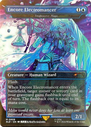 Encore Electromancer - Snapcaster Mage (Rainbow Foil) (SLD-808)