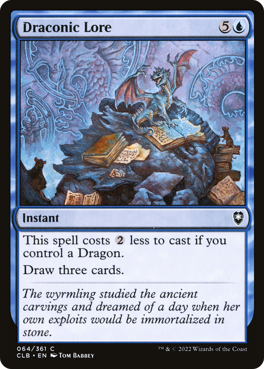 Draconic Lore (CLB-064) (Foil)