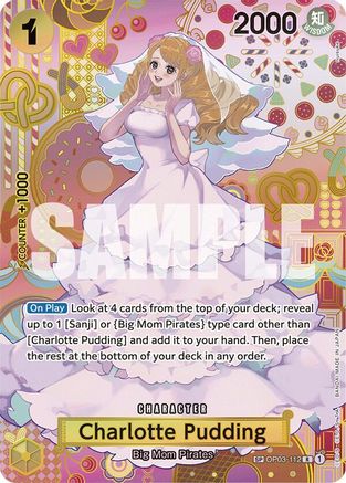 Charlotte Pudding (SP) (OP03-112) (Foil)