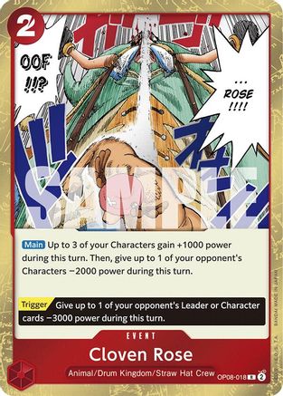 Cloven Rose (OP08-018) (Foil)