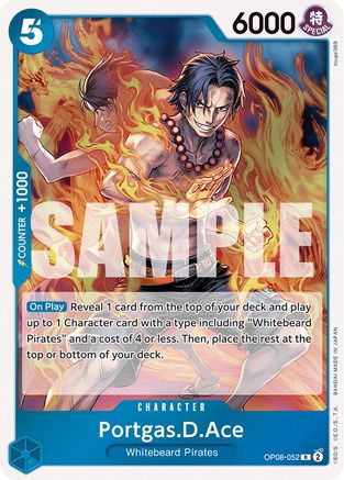 Portgas.D.Ace (OP08-052) (Foil)
