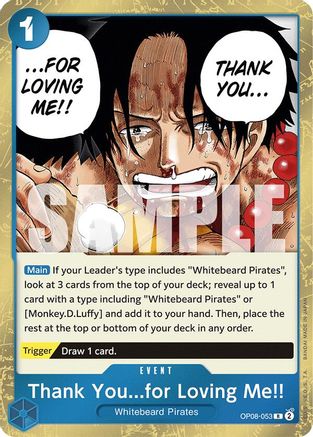 Thank You...for Loving Me!! (OP08-053) (Foil)