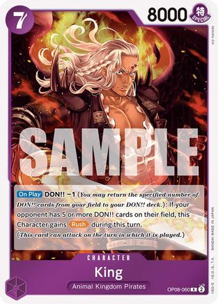 King (060) (OP08-060) (Foil)