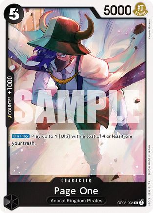 Page One (OP08-092) (Foil)