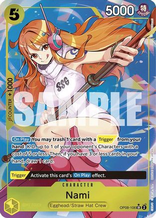 Nami (Parallel) (OP08-106) (Foil)