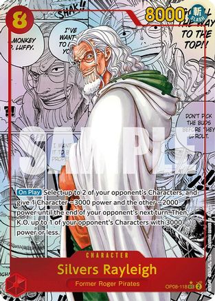 Silvers Rayleigh (Parallel) (Manga) (OP08-118) (Foil)