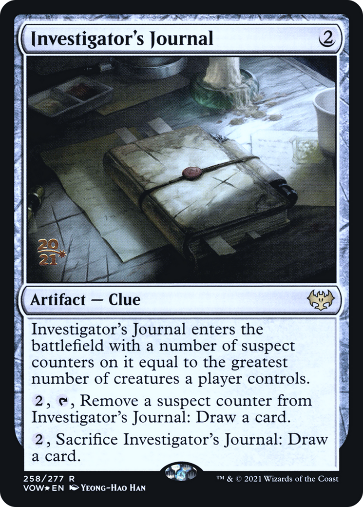 Investigator's Journal (PRE-258S) (Foil)
