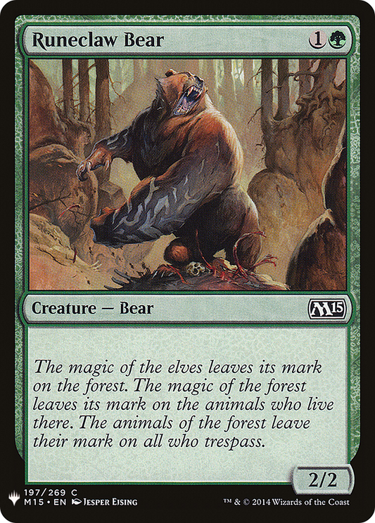 Runeclaw Bear (LIST-M15-197)