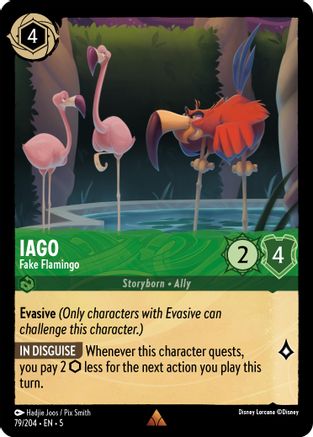 Iago - Fake Flamingo (5-079) (Cold Foil)