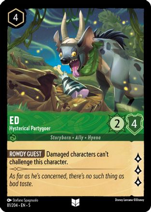 Ed - Hysterical Partygoer (5-081) (Cold Foil)