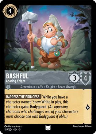 Bashful - Adoring Knight (5-189) (Cold Foil)
