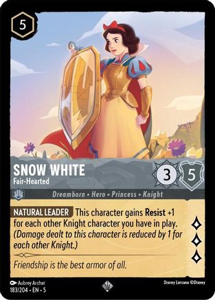 Snow White - Fair-Hearted (5-183) (Cold Foil)