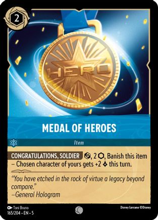 Medal of Heroes (5-165) (Cold Foil)