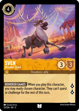 Sven - Reindeer Steed (5-023) (Cold Foil)