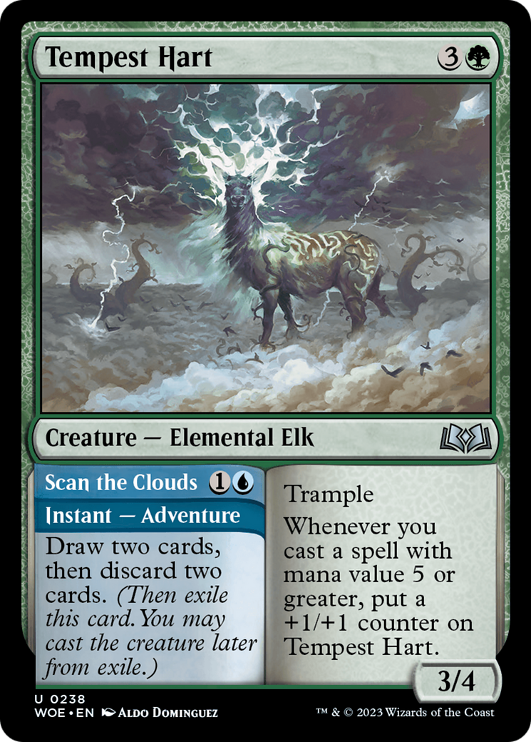Tempest Hart // Scan the Clouds (WOE-238) (Foil)