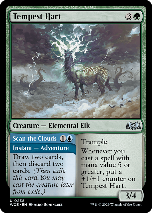 Tempest Hart // Scan the Clouds (WOE-238) (Foil)
