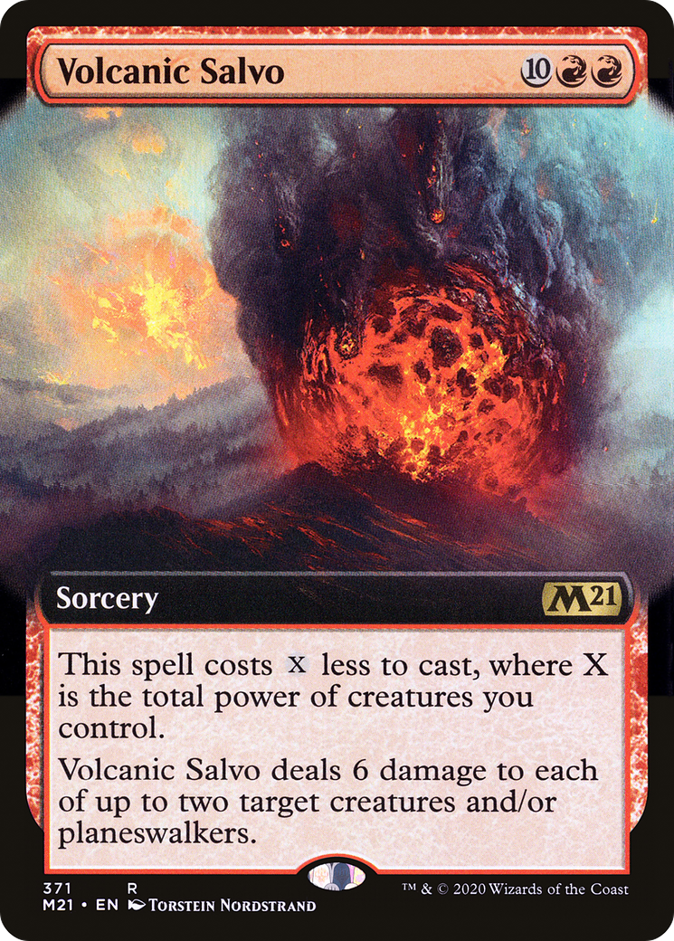 Volcanic Salvo (M21-371) (Extended Art)