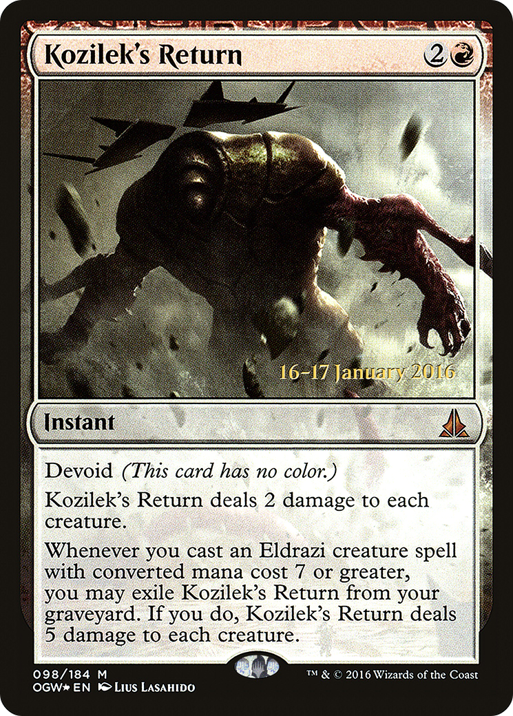 Kozilek's Return (PRE-98S) (Foil)